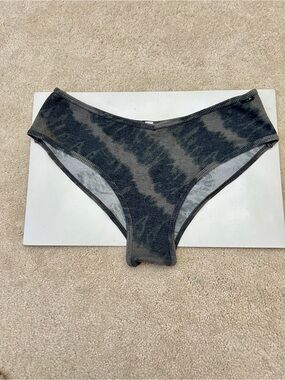 Victoria’s Secret PINK Camo Print ribbed soft cotton Cheekster panties XL